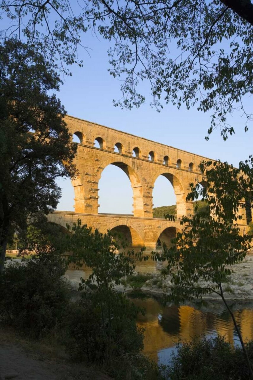 France, Avignon The Pont du Gard Roman aqueduct by Jim Zuckerman - Item # VARPDXEU09BJA0009